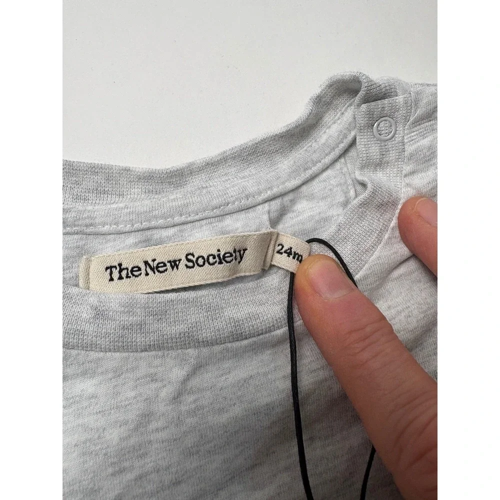 The New‎ Society Baby Gray Melange Reine Special Baby Tee Bloomer NWT Size 24M